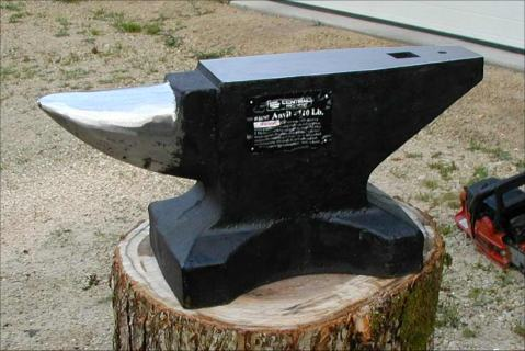 110# Anvil after finishing.