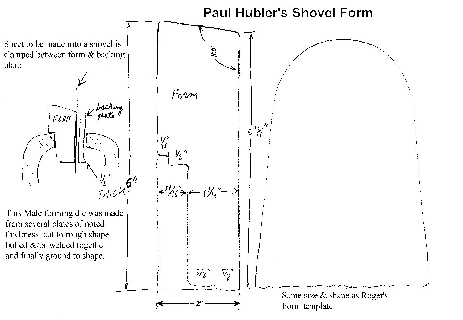 Huge Image of Paul Hubler's Large Male Shovel Head Form