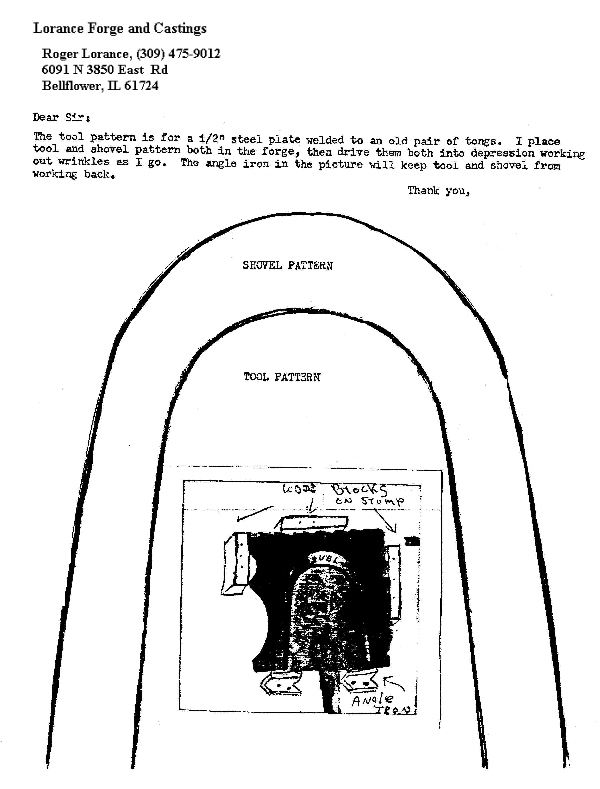 Reduced Size Shovel Blank Instruction Sheet