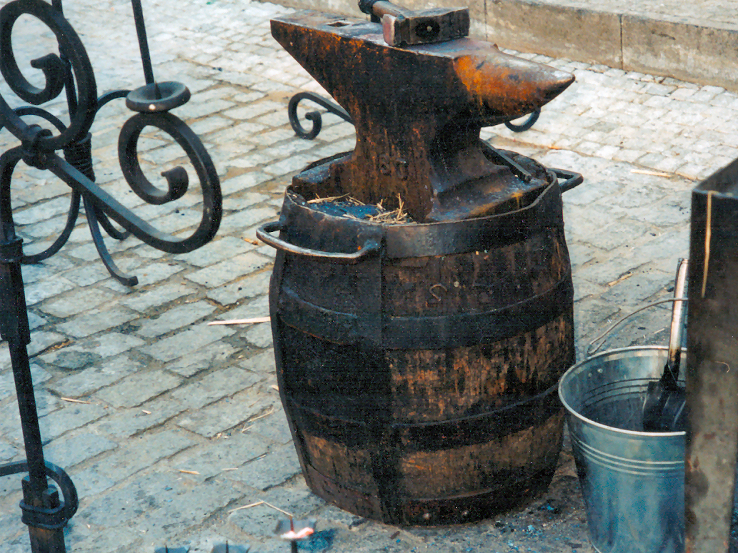 Demonstrators Anvil at Prague