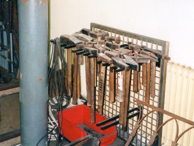 Blacksmith Hammer Rack