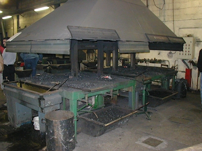 Second Trade School Forge Table Setup