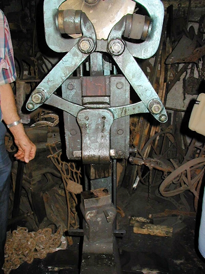 Trip Hammer, Rubber Cushions, Close-up