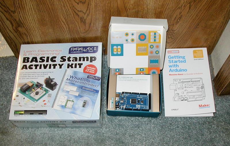Arduino, ATMega2560 and Basic Stamp Activity Kit