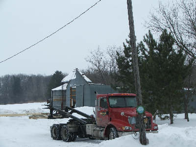 Truck unloading