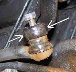 Removing seized tie rod end