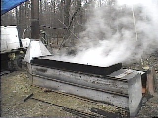 Outside Maple Sap Evaporator