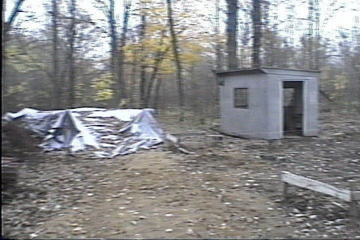 Scrap Wood Storage Crib for Boiling Maple Sap