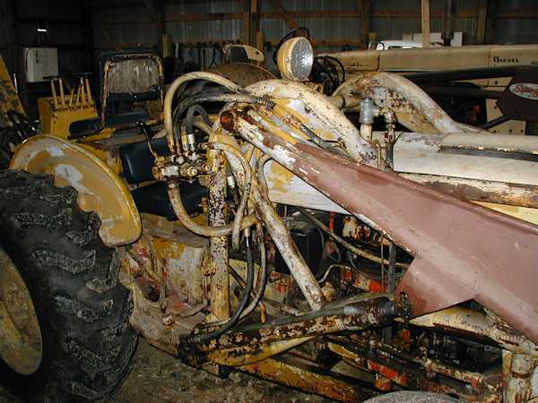 Ford 4000 Industrial Tractor Right side showing Engine