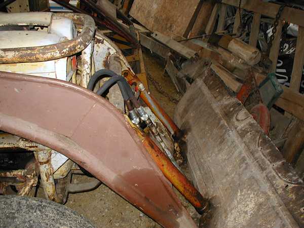 Ford 4000 Industrial Tractor right side showing loader