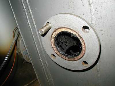 Tar in Blower Connection Flange