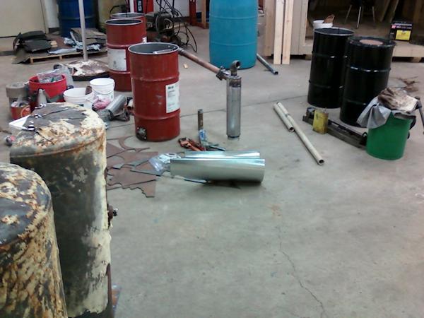Constructing the Gasifiers Build Charcoal Gasifier 2