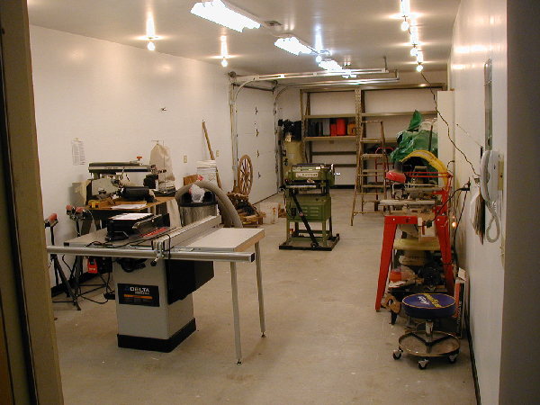 Woodworking Shop, with Stuff
