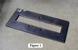 Plate for leveling lower power hammer die cavity